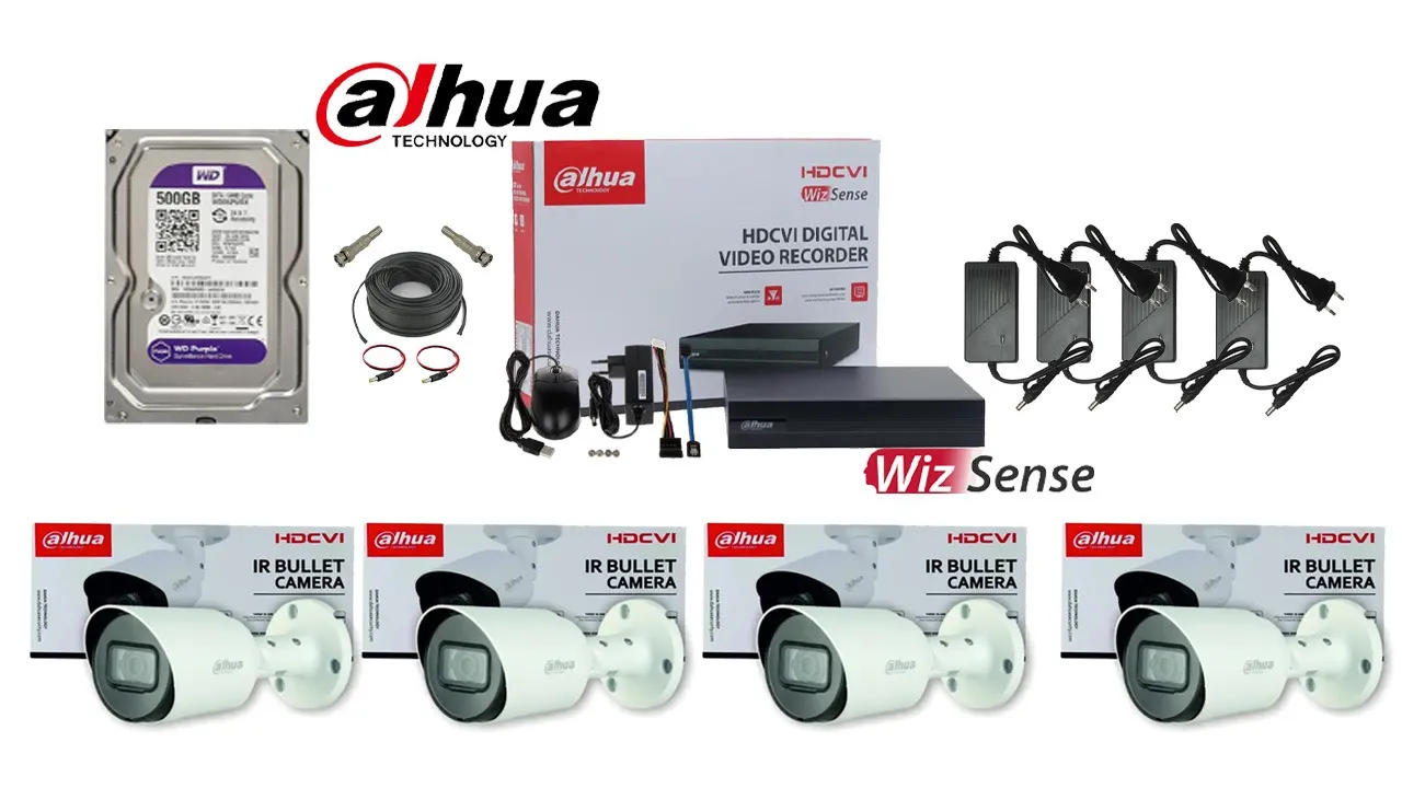 پکیج 4 عددی دوربین داهوا