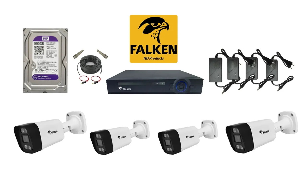 پکیج ۴ عددی دوربین فالکن